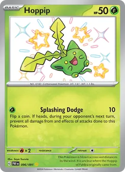 Hoppip, Paldean Fates, no. 096