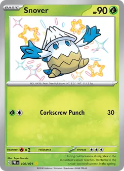 Snover, Paldean Fates, no. 100