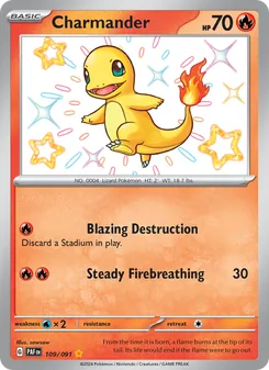 Charmander, Paldean Fates, no. 109