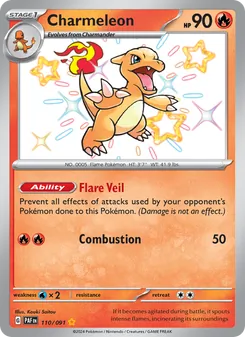 Charmeleon, Paldean Fates, no. 110
