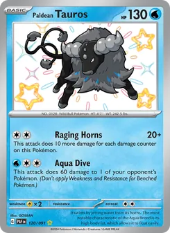Paldean Tauros, Paldean Fates, no. 120