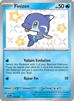 Finizen, Paldean Fates, no. 123