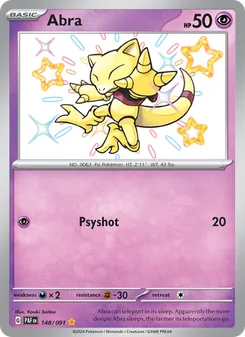 Abra, Paldean Fates, no. 148