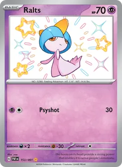 Ralts, Paldean Fates, no. 153