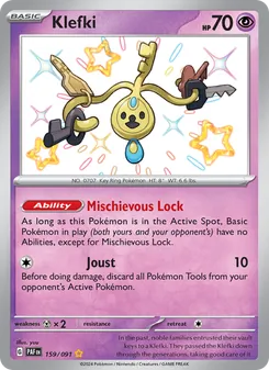 Klefki, Paldean Fates, no. 159