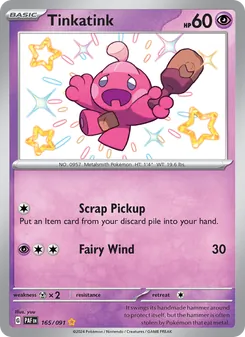 Tinkatink, Paldean Fates, no. 165