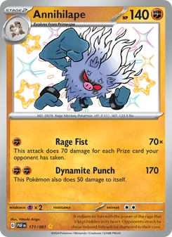 Annihilape, Paldean Fates, no. 171