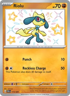 Riolu, Paldean Fates, no. 173