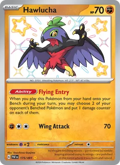 Hawlucha, Paldean Fates, no. 175