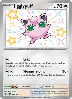 Jigglypuff, Paldean Fates, no. 198