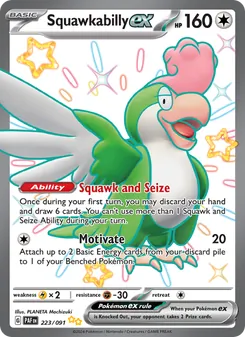 Squawkabilly ex, Paldean Fates, no. 223