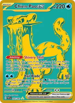 Chien-Pao ex, Paldean Fates, no. 242