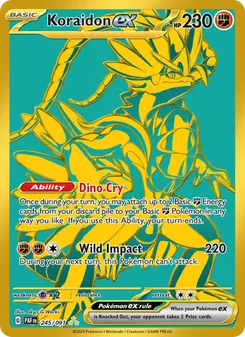 Koraidon ex, Paldean Fates, no. 245
