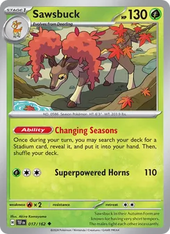 Sawsbuck, Temporal Forces, no. 017