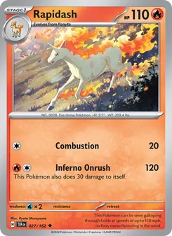 Rapidash, Temporal Forces, no. 027
