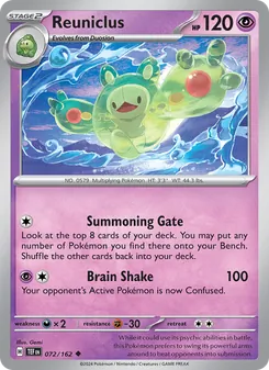 Reuniclus, Temporal Forces, no. 072