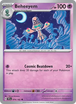 Beheeyem, Temporal Forces, no. 074