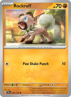 Rockruff, Temporal Forces, no. 089