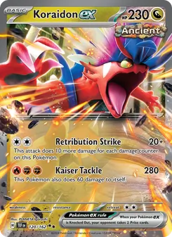 Koraidon ex, Temporal Forces, no. 120