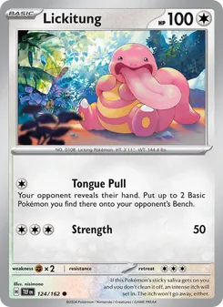Lickitung, Temporal Forces, no. 124