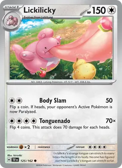 Lickilicky, Temporal Forces, no. 125