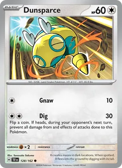 Dunsparce, Temporal Forces, no. 128