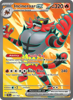 Incineroar ex, Temporal Forces, no. 187