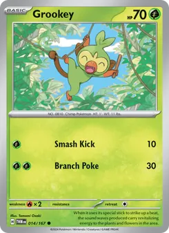 Grookey, Twilight Masquerade, no. 014