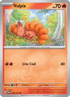 Vulpix, Twilight Masquerade, no. 026