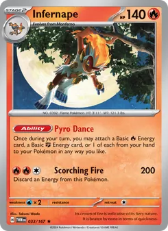 Infernape, Twilight Masquerade, no. 033