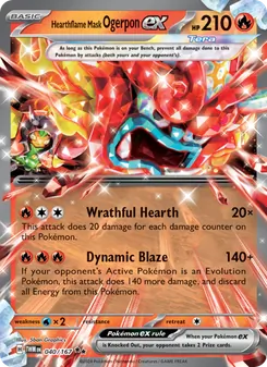 Hearthflame Mask Ogerpon ex, Twilight Masquerade, no. 040