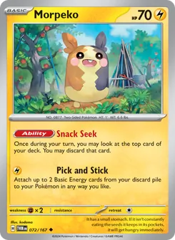 Morpeko, Twilight Masquerade, no. 072