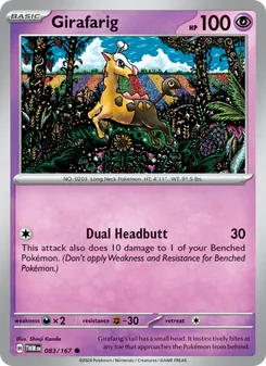 Girafarig, Twilight Masquerade, no. 083