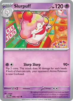 Slurpuff, Twilight Masquerade, no. 090