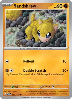 Sandshrew, Twilight Masquerade, no. 097