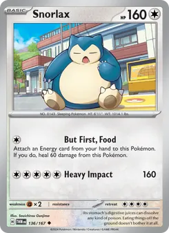 Snorlax, Twilight Masquerade, no. 136
