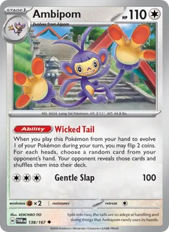 Ambipom, Twilight Masquerade, no. 138