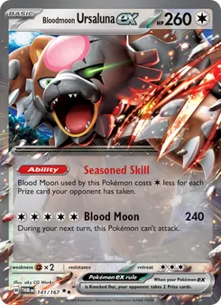 Bloodmoon Ursaluna ex, Twilight Masquerade, no. 141