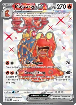 Magcargo ex, Twilight Masquerade, no. 191