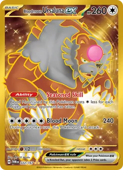 Bloodmoon Ursaluna ex, Twilight Masquerade, no. 222