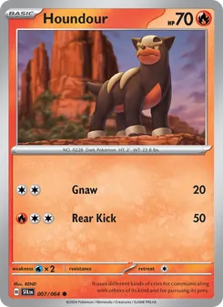 Houndour, Shrouded Fable, no. 007