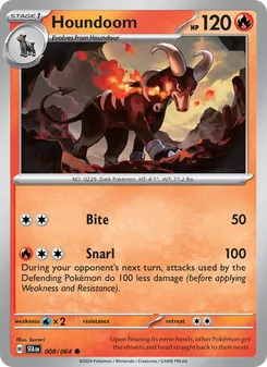 Houndoom, Shrouded Fable, no. 008