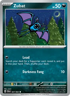 Zubat, Shrouded Fable, no. 027