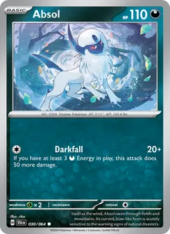 Absol, Shrouded Fable, no. 030