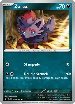 Zorua, Shrouded Fable, no. 031