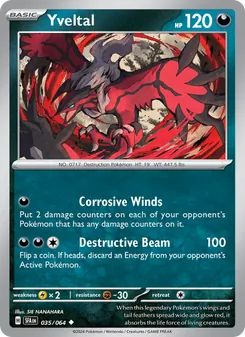 Yveltal, Shrouded Fable, no. 035