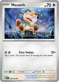 Meowth, Shrouded Fable, no. 048