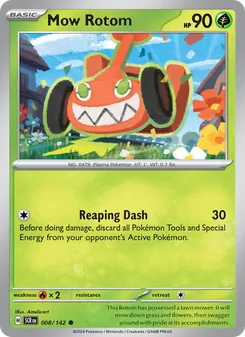 Mow Rotom, Stellar Crown, no. 008