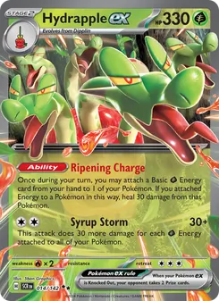 Hydrapple ex, Stellar Crown, no. 014