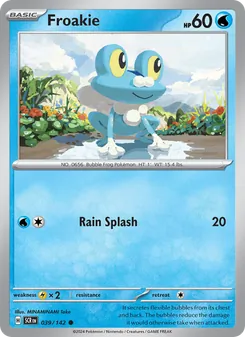 Froakie, Stellar Crown, no. 039